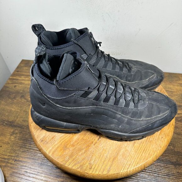 Nike Air Max 95 Sneakerboot Triple Black Shoes Sneakers Men's Size - Main Image